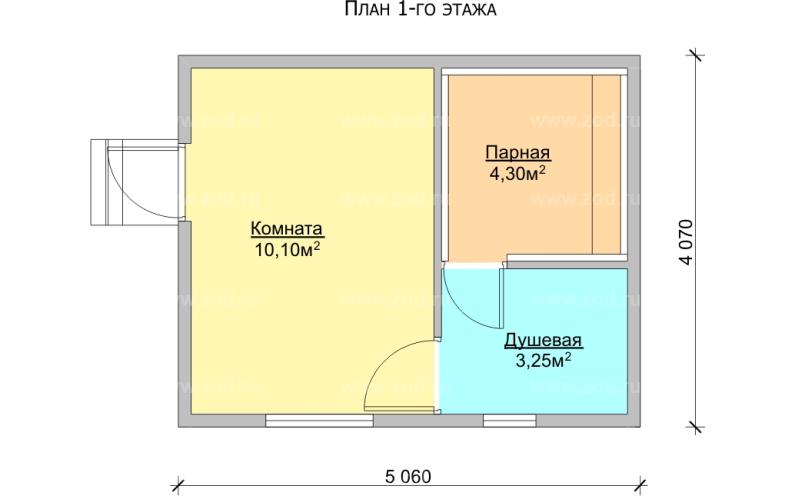 Баня 4.0x5.0